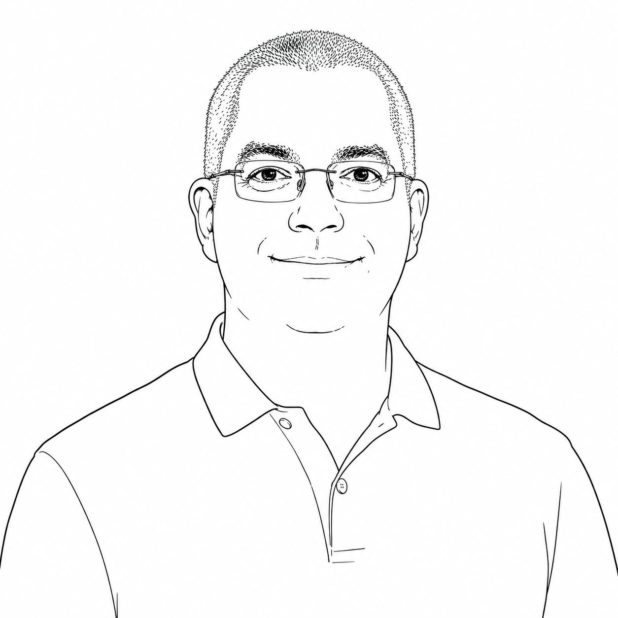 Sketch portrait of Chris